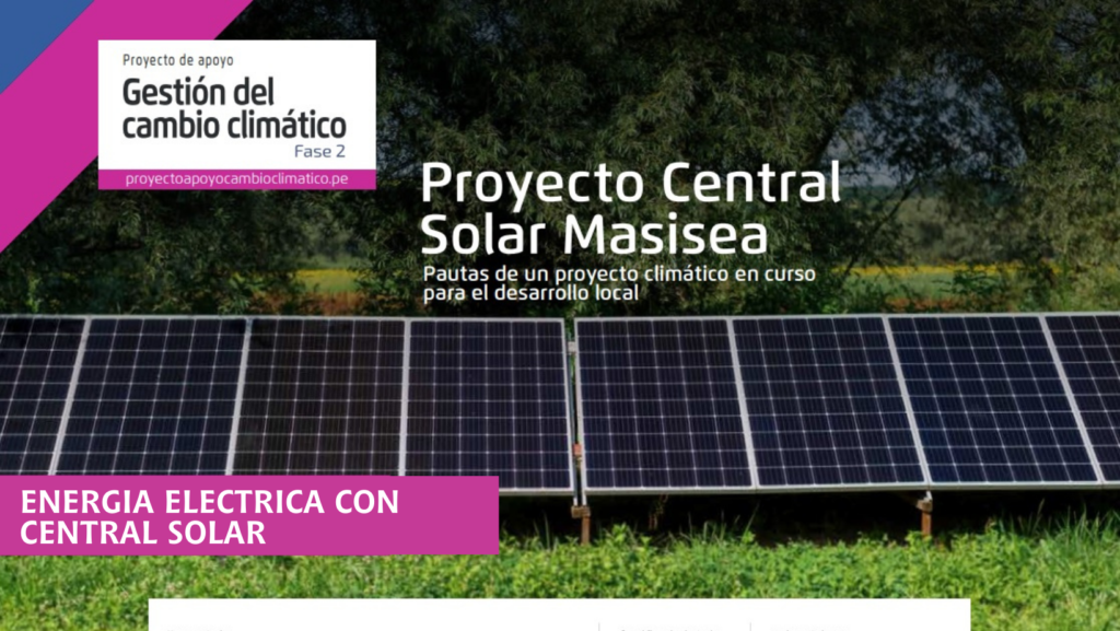 patio de recreo La forma Sorprendido Energía eléctrica con central solar] Masisea (Ucayali) inicia construcción  de la Planta Solar que beneficiará a 647 familias – Cooperación Suiza en  Perú
